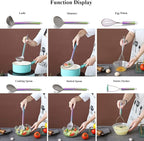 38 Piece Silicone kitchen Cooking Utensils Set - Image 6