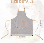 VALOME 2 Pack Kitchen Aprons, Apron - Image 2