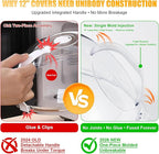 Microwave Splatter Cover for Food 12", Large Clear Microwave Splash Guard - Image 3