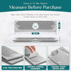 Stone Faucet Mat for Kitchen Sink, Diatomite Stone Drying Mat for Kitchen - Image 6