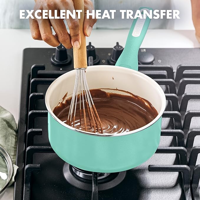 GreenPan Rio Healthy Ceramic Nonstick 2QT Saucepan - Image 5