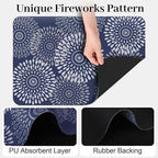 LuxStep Dish Drying Mat Super Absorbent Kitchen Counter Mat Rubber Backing - Image 6