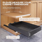 Seinloes 4 Pack Expandable Pull Out Cabinet Organizer 21" Deep - Image 3
