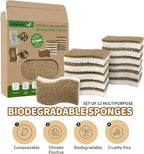 Natural Kitchen Sponges, Biodegradable & Compostable | Non-Scratch Cellulose - Image 5