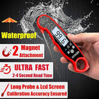 Instant Read Digital Meat Thermometer Waterproof Kitchen Cooking Food - Image 2