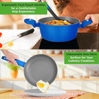 NutriChef 12 Piece Nonstick Cookware Set - Image 4
