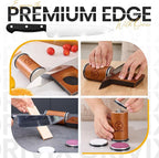 Rolling Knife Sharpener Kit – Magnetic 4-Angle Base, 3.86 Inches Longer Wooden - Image 7