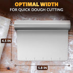 Bench Scraper Kitchen – Multipurpose Pastry Scraper Tool - Image 2