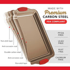 Baking Sheet Set, 3-Piece Cookie Sheet Set - Image 3