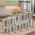 NutriChef 20 Quart Heavy-Duty Stockpot - Image 3
