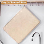 2 Pack XXL Large Microfiber Dish Drying Mat, 24*17 inch Absorbent Dish Drainer - Image 7