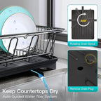 JASIWAY Dish Drying Rack in Sink, Expandable Stainless Steel Dish Drainers - Image 8