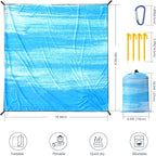 WIWIGO Beach Blanket Waterproof Sandproof Beach Mat 79" X 83"/10'x9'for 2-8 - Image 2