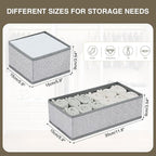 DIMJ Drawer Organizer Clothes, Dresser Organizer - Image 4