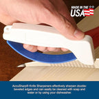 AccuSharp Knife & Tool Sharpener, Hones & Sharpens Straight & Serrated Knives - Image 6