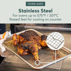 Ultra Cuisine Stainless Steel Baking Rack - Image 6