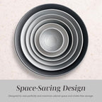 COOK WITH COLOR Mixing Bowls Set with TPR Lids - Image 4