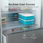 KitchFort Large Silicone Ice Cube Tray, Easy Release 2" Big Ice Cubes - Image 5