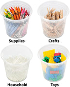 DuraHome Deli Containers with Lids 24oz. Leakproof 30 Sets BPA-Free Plastic - Image 6