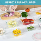 Vtopmart 8 Pack Glass Food Storage Containers - Image 3