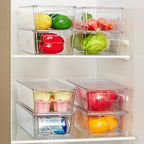 Vtopmart 2pcs Clear Organizers and Storage Bins - Image 3