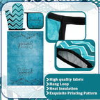 Bencailor 6 Pcs Boho Mountains Kitchen Towels Oven Mitts and Pot Holders Set - Image 5