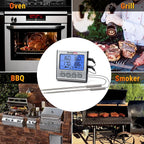 TempPro TP17 Dual Probe Digital Cooking Meat Thermometer Large LCD Backlight - Image 8