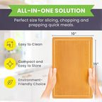Bamboo Cutting Board – 15 Inch Wood Cutting Boards - Image 2