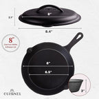 Cuisinel Cast Iron Skillet - Image 2
