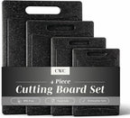 COOK WITH COLOR Non-Slip Cutting Board Set – Kitchen Essentials with Easy Grip by CookwithColor