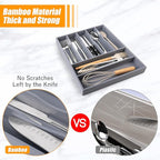 Kitchen Silverware Drawer Organizer and Storage Organizador Small De Cucharas y - Image 4