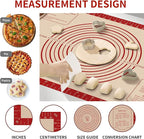 Silicone Baking Mat, Reusable Non-Stick Pastry Mat - Image 3