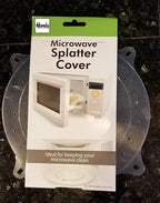 Handy Housewares 10" Round Vented Microwave Splatter Guard Food Bowl Cover - Image 4