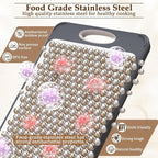 GUANCI Cutting Board for Kitchen, Stainless Steel Cutting Board Double Sided - Image 3