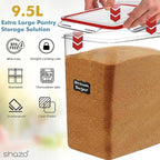 Shazo 2 PC Extra Large Bulk Food Storage Containers - Image 4