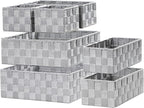 Posprica Small Baskets for Organizing Woven Storage for Shelves, Decorative by Posprica