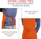Utopia Kitchen 2 Pack Bib Apron, Adjustable - Image 6