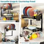 Hanging Wall Mounted Dish Drying Rack - Image 3
