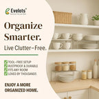 Evelots Kitchen Cabinet Wire Shelf Organizer/Rack - Image 8