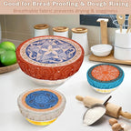 5-Size Reusable Beeswax Bowl Covers - Image 4