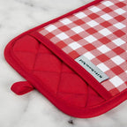 KitchenAid Gingham Pot Holder 2-Pack Set, Passion Red - Image 3