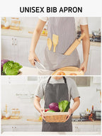 Syntus Apron for Men Women, Adjustable Cooking Kitchen Chef Aprons - Image 7