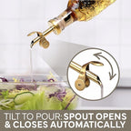 COOK WITH COLOR Glass Olive Oil Bottle Dispenser - Image 7