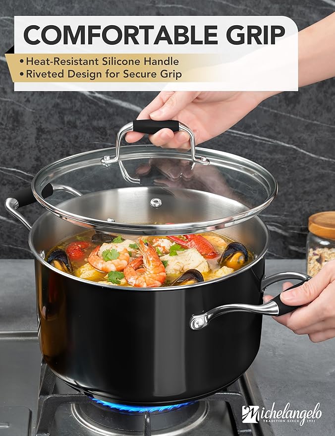 MICHELANGELO Stainless Steel Cooking Pot - Image 5