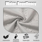 TOSHE Kitchen Apron Waterdrop Resistant Cotton Apron - Image 4