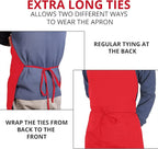 Utopia Kitchen 10 Pack Bib Apron Adjustable - Image 5