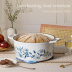 CAROTE 7QT Cast Iron Dutch Oven Pot - Image 3