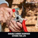 Corona Tools Handheld Garden Tool Sharpener– Blade Sharpener - Image 2