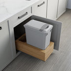 Dowell Single 35Qt Undermount Trash Pull-Out Waste Container - Image 8