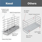 KESOL 304 Stainless Steel Utensil Drying Rack - Image 7